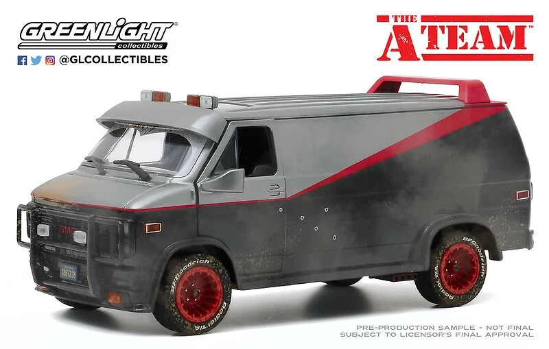 グリーンライト　1983 GMC Vandura 1983 GMC VANDURA THE A-TEAM TV SERIES 1/18 DIECAST MODEL BY