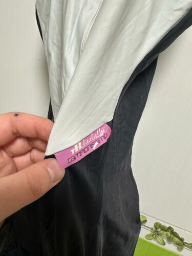 ASSOS T.LAALALAI Women's Black & White Cycling Bib Shorts suit Size L - Picture 3 of 10