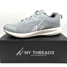 NY Threads Active 2.0 Men's Running Shoes Gray size 12