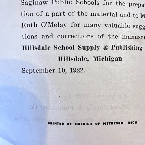 1922 "Outlines in United States History" by W. N. Hower - Foto 4 di 9