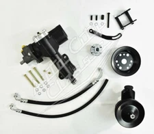 1955 1956  Chevrolet power steering kit side mount add shortened column jacket