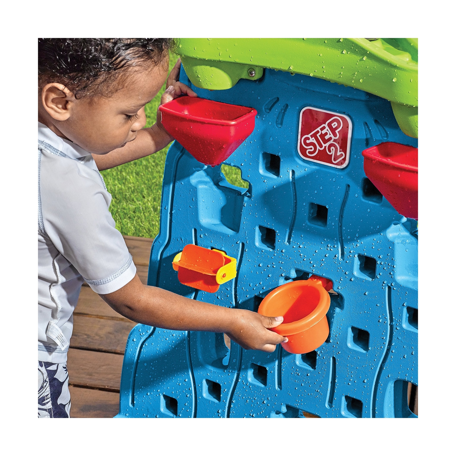 step2 waterfall discovery wall playset