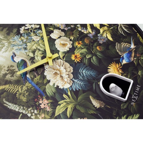 NeXtime Vanity Cuckoo Wall Clock, Black, 30cm - Picture 5 of 7
