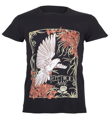 Offizielles Fleetwood Mac T-Shirt Taube Schwarz Neu S M L XL XXL