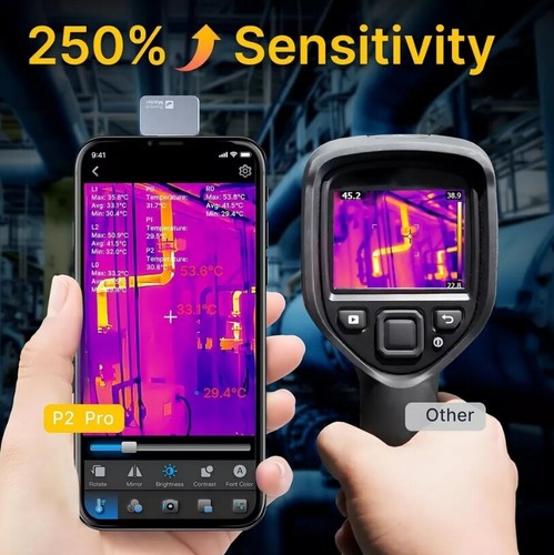 Thermal Master P2 Pro Thermal Camera for Android IOS with Macro Lens 15x Zoom - Picture 7 of 36