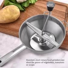 Stainless Steel Food Mill Great For Puree Or Soups Of Vegetables Kitchen Tools