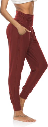 Womens Yoga Sweatpants Loose Workout Joggers Pants Comfy Lounge Pants with Pocke