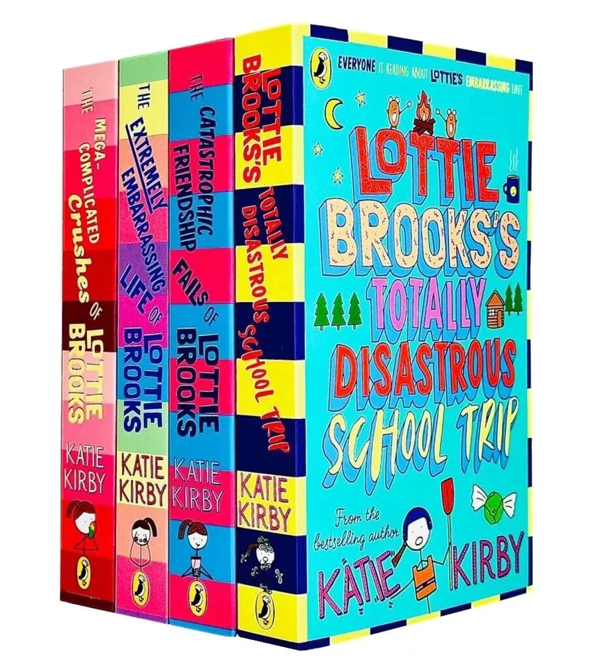 Lottie Brooks Books 1 - 4  Series Collection Set Pack by Katie Kirby BRAND NEW