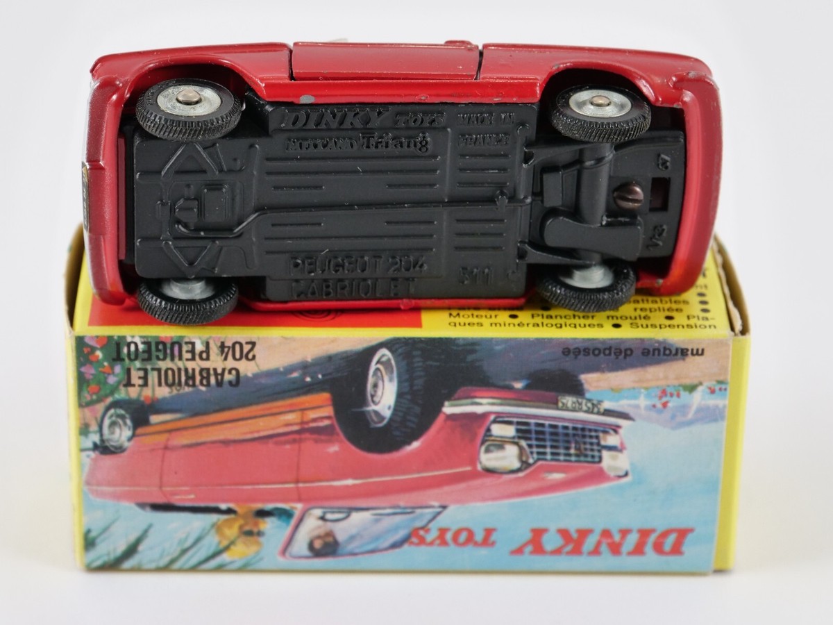 プジョー 204 カブリオレ - フランス ディンキートイズ #511 Dinky Toys F N°510 Peugeot 204 1/43 IN Box With Tab Jobber
