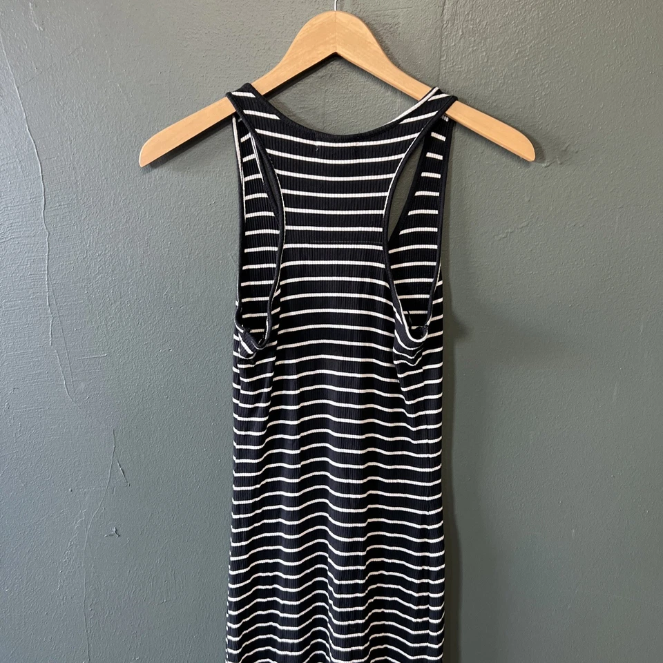 Carve Designs Dress Women's M Black White Stripe Long Dress - Изображение 4 из 4