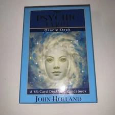 The Psychic Tarot Oracle Deck by John Holland 65 Cards & Guidebook  Complete