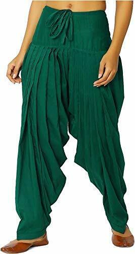 100 % reine Baumwolle mehrfarbig schlichte Patiala Salwar Hose für Frauen & Mädchen - Bild 8 von 36