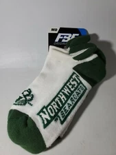 North West Bearcats Socks Men Size Medium 5-10 NO SHOW SOCKS 