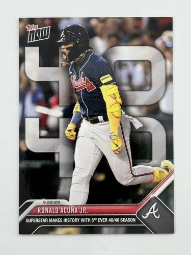 2023 Topps Now 903 Ronald Acuña Jr.
