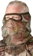 Hunters Specialties 3/4 Facemask, Realtree Edge - Hunting Breathable Mesh Mask w