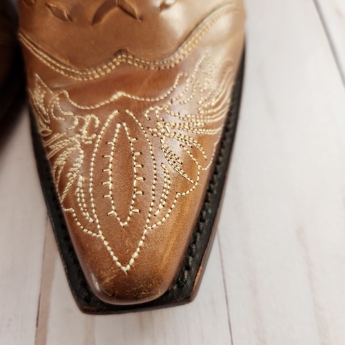 Lucchese Charlie Horse Women's Mules 10B Western Brown Leather - Picture 6 of 12