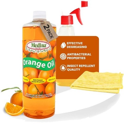 Potent Orange Oil for Wood Treatment - 32oz, 2-Pack
