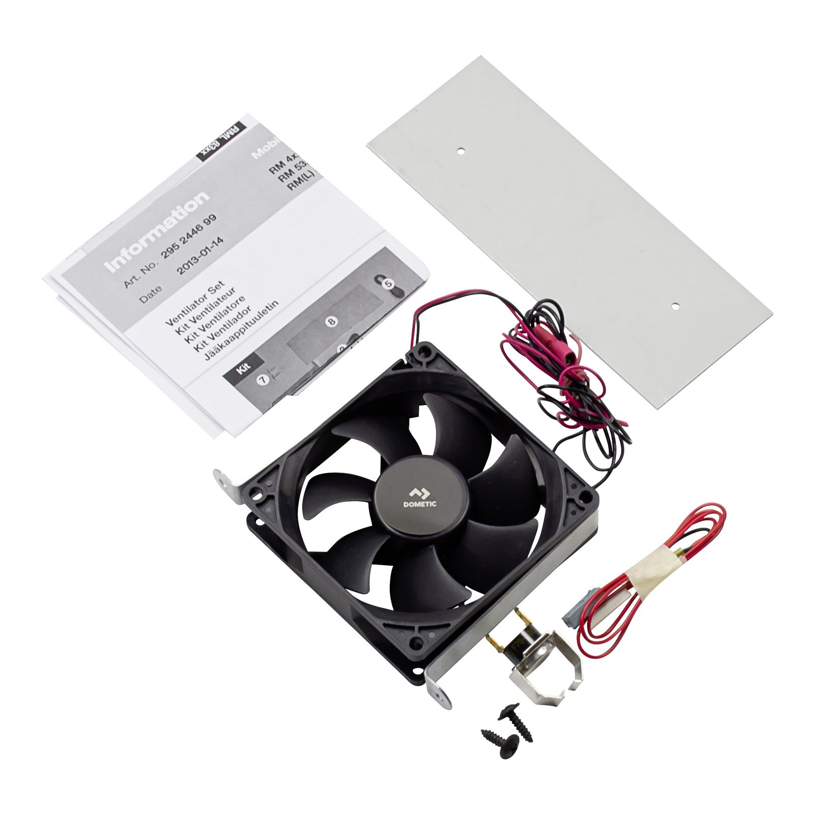 Kit ventilateur pour réfrigérateur Dometic 4499000133 double turbine 12V