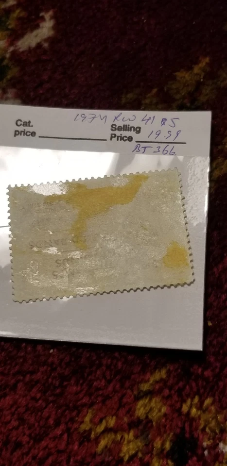 USA 1974 $5 Duck Migratory Bird Hunting Stamp Scott#RW41 Rare Find IDbt314. - Image 3 of 3