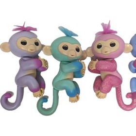 Fingerlings Pink Green Purple Glitter Monkey & Unicorns Lot