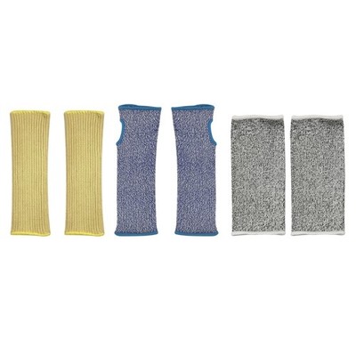 Industrial HPPE Arm Protective Guards, Puncture Resistant Sleeve 5 Grade, 1 Pair