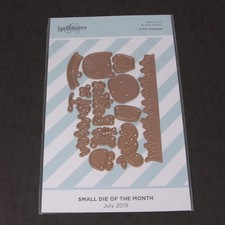 Spellbinders Small Die of the Month BESTIES FOREVER Friendship Die Cut DOM-JUL19