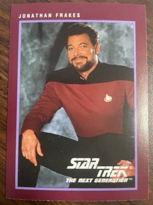 Jonathan Franks - 1991 Impel Star Trek 25th Anniversary #132 Commander Riker