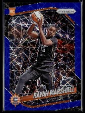 2025 Panini Prizm WNBA #47 Rayah Marshall Blue Velocity Prizms
