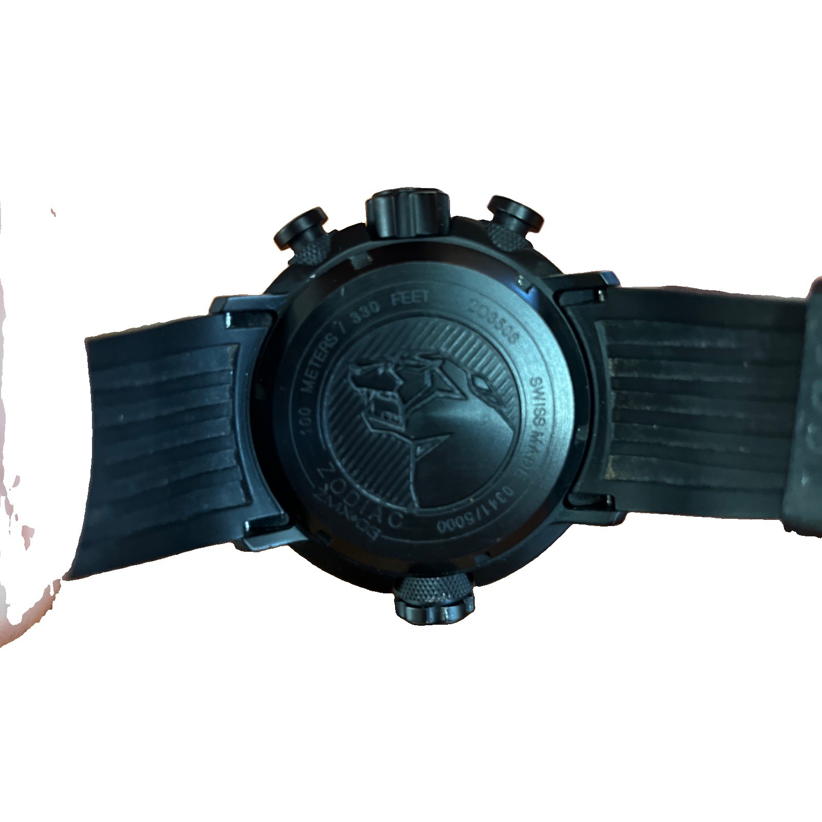 ZODIAC ZMX 03 ZO8508 MENS SWISS MADE ORANGE LED WATCH… - Gem
