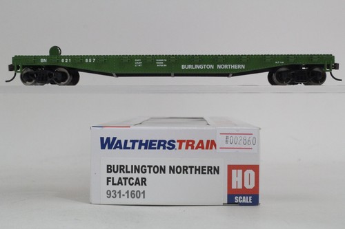 Vagón plano Walthers Trainline escala HO Burlington Northern BN #621857 | Condition: Used