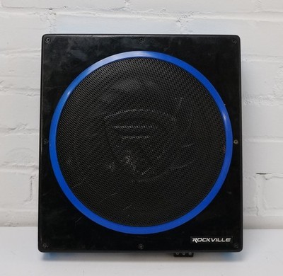 Rockville RW10CA 10'' 800 Watt Slim Low Profile Active Powered Car Subwoofer