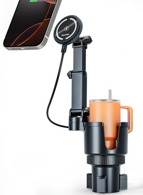 OHLPRO for iPhone 17 Pro Max MagSafe Car Charger Cup Holder Mount, 15W Fast W...