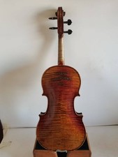 4/4 violin Guarneri 1742 model maple back spruce top hand made nice Sound K3325