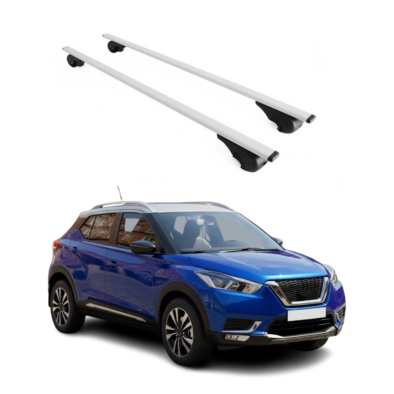 Barres de toit transversales Nissan Kicks pour corriger le manque de coffre