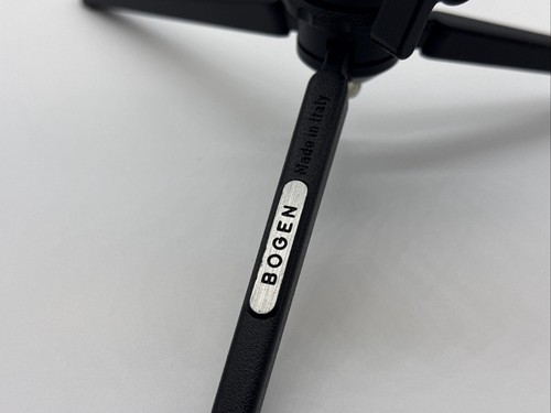 Bogen Manfrotto 3009 Mini Tabletop Tripod With 3009 Mini Ball Head Maid In Italy - Picture 3 of 7