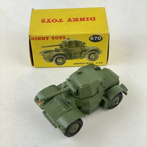 Vintage Boxed Dinky No. 670 Armoured Car