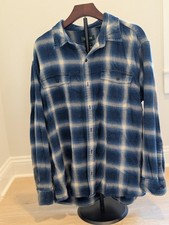 ORVIS Active Fit Shirt Men's XL Flannel Button Up Spread Neck Plaid