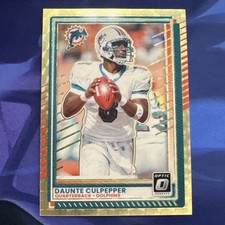 2025 Panini Donruss Optic Gold Vinyl Daunte Culpepper 1/1 Miami Dolphins 