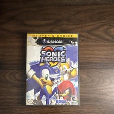 SEGA Sonic Heroes (Nintendo GameCube) Player's Choice CIB Multiplayer E NTSC