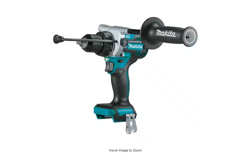 Makita 18V Lithium-Ion Brushless 1/2 In. Cordless Hammer Driver Drill  Tool Only