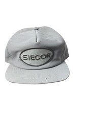 Vintage Siecor Fiber Optics Patch Silver Mesh USA Made Snapback Hat