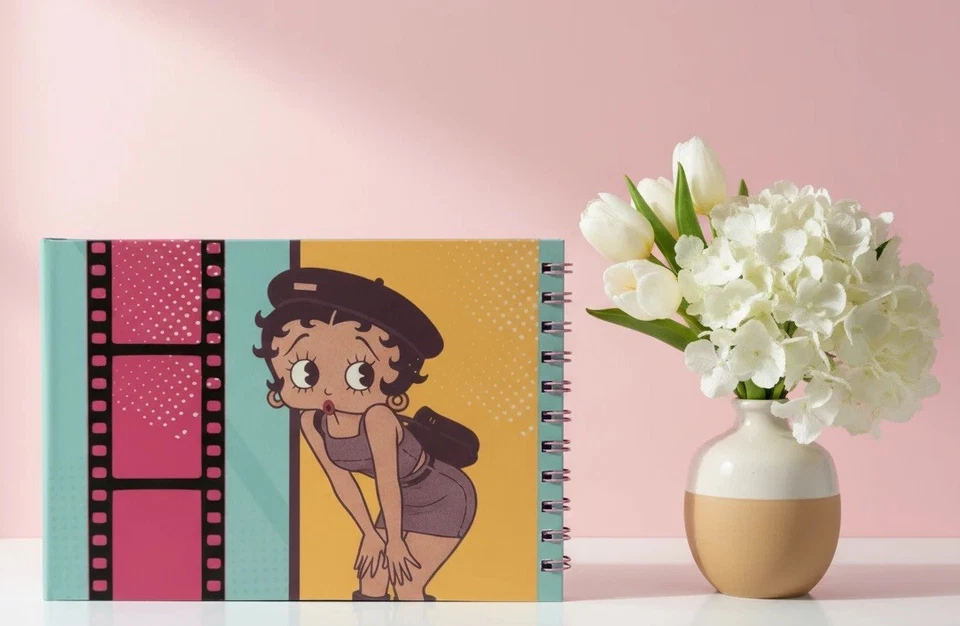 Betty Boop 一体式 A6 螺旋规划器和笔记本 | 双开封日记 + 周 — 第 2/4 张图片
