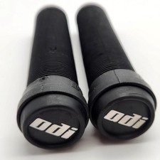 ODI Soft Flangeless Black Longneck Grips Softies for BMX Bikes  Scooters 135mm