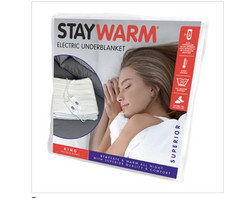 Lloytron King Size Electric Underblanket Dual Control Heated Blanket F905