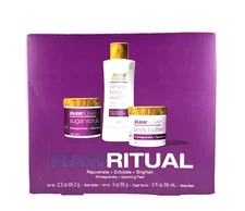 Raw Sugar Raw Ritual Body Wash, Scrub & Body Butter Holiday Gift Set - 3 Pc Set