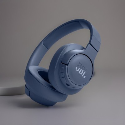JBL Tune 720BT Wireless Bluetooth Over-Ear Headphones Blue Built-In Mic 40mm