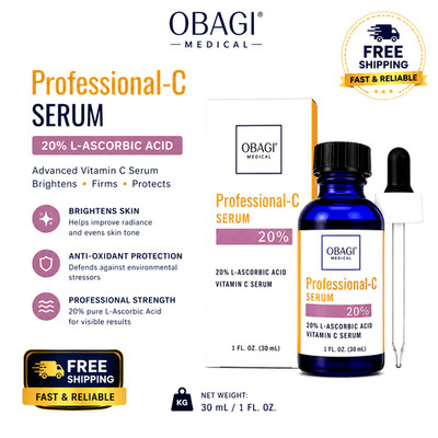 Obagi Professional-C 20% Vitamin C Serum - 1oz - New In Box Sealed Free Ship