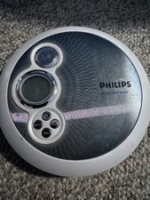Vtg Phillips Portable CD Player AX2411/17 45 Second Esp Walkman, Tested