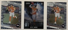 2024 Panini Absolute Bo Nix Rookie Card Lot (3) - By Storm Insert & RC