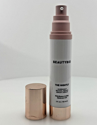 JUMBO BeautyBio The Nightly Overnight Retinol Repair Serum - 2 oz, 60 ml - NWOB